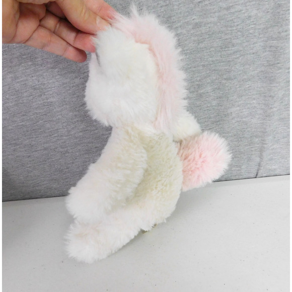 Worlds Softest Plush Unicorn Horse White Silver Horn Pink Tail 2021 7 inch - Picture 5 of 7